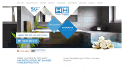 Desktop Screenshot of hanshunger.at